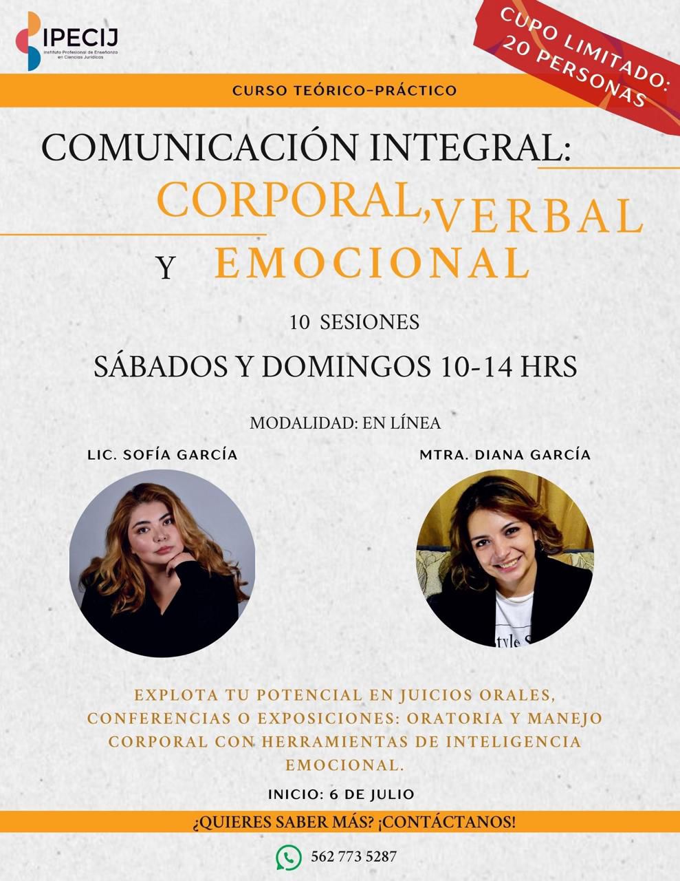 Curso teórico – práctico de comunicación integral. IPECIJ-FMTIMD